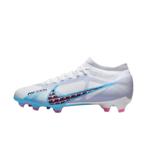 Nike Herren Mercurial Zoom Vapor 15 Pro Fg Sneaker, Weißer Baltischblau Roce Pink Blast Indigo Dunst, 45.5 EU Nike Herren Mercurial Zoom Vapor 15 Pro Fg Sneaker, Weißer Baltischblau Roce Pink Blast Indigo Dunst, 45.5 EU von Nike