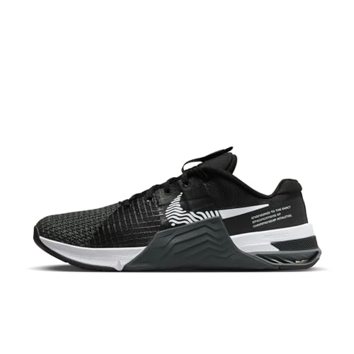 Nike Herren Metcon 8 Sneaker, Black/White-DK Smoke Grey-Smoke Grey, 52.5 EU von Nike