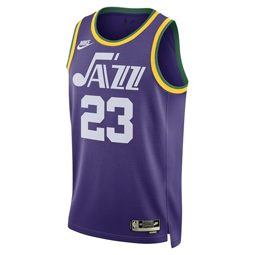 Nike Herren NBA Hardwood Classic Edition Swingman Jersey Basketball Trikot Farbe: Jazz/Markkanen/Lila (547); Größe: M von Nike