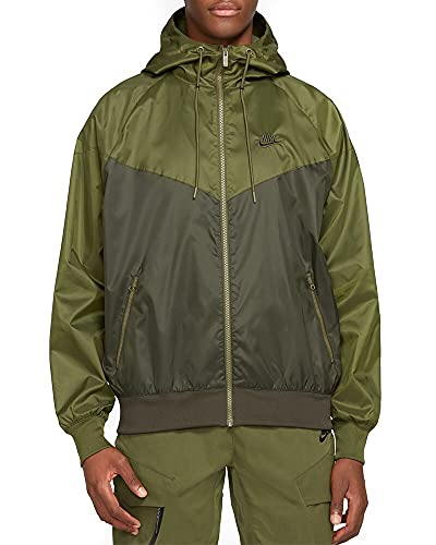 Nike Herren NsSpe WVN LND Wr Hd JKT Mantelkleid, Sequoia/Rotgrün/Sequoia, Large von Nike