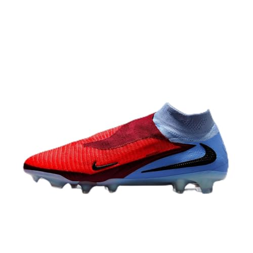 Nike Herren Phantom 6 High Elite normalen Rasen Fußballschuh, Royal Tint/Schwarz/Bright Crimson, 45.5 EU von Nike