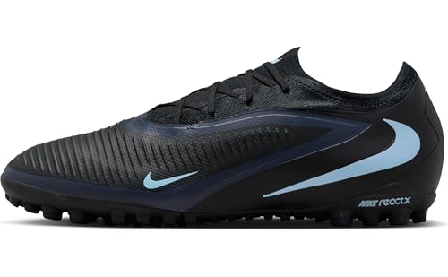 Nike Herren Phantom 6 Low Pro Turf Fußballschuh, Schwarz/Schwarz, 42.5 EU von Nike