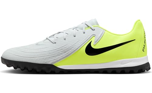 Nike Herren Phantom GX 2 Academy TF Low-Top Fußballschuh, Metallic Silver/Black-Volt, 43 EU von Nike