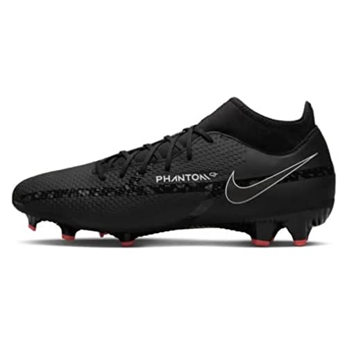 Nike Herren Phantom Gt2 Academy Dri Fit Fußballschuh, Black/Dk Smoke Grey-Summit WHI, 45.5 EU von Nike