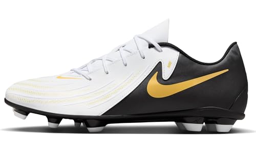 Nike Herren Phantom Gx Ii Club Fg/Mg Fußballschuhe, White/Black-MTLC Gold Coin, 42.5 EU Nike Herren Phantom Gx Ii Club Fg/Mg Fußballschuhe, White/Black-MTLC Gold Coin, 42.5 EU von Nike