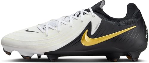 Nike Herren Phantom Gx Ii Pro Fg Fußballschuhe, White/Black-MTLC Gold Coin, 42.5 EU von Nike