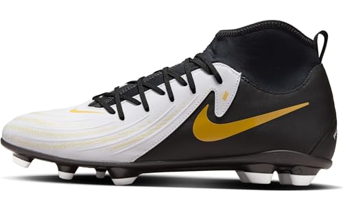 Nike Herren Phantom Luna Ii Club Fg/Mg Fußballschuhe, White/Black-MTLC Gold Coin, 42.5 EU von Nike