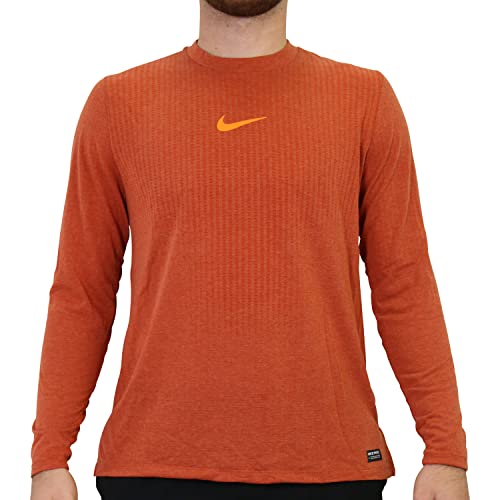 Nike Herren Pro Dri-FIT ADV Langarm-Shirt Orange XL von Nike