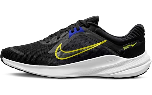 Nike Herren Quest 5 Laufschuhe Farbe: Schwarz/Gelb/Blau (008); Größe: EUR 42.5 | US 9 | UK 8 von Nike