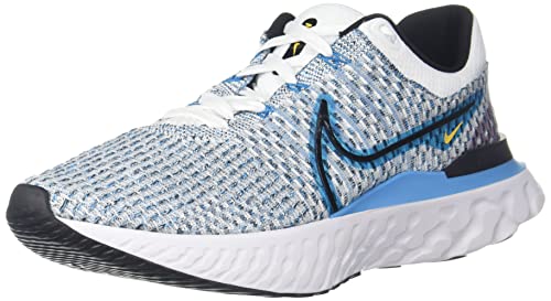 Nike Herren React Infinity Run FK 3 Sneaker, White Black Blue Orbit Chlorine Blue, 44.5 EU Nike Herren React Infinity Run FK 3 Sneaker, White Black Blue Orbit Chlorine Blue, 44.5 EU von Nike
