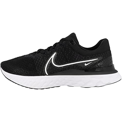 NIKE Herren React Infinity Run Flyknit 3 Sneaker, Black White, 41 EU von Nike