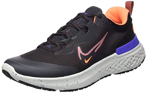 Nike Herren React Miler 2 Shield Sneaker, Black Total Orange Indigo Burst Redstone, 42 EU von Nike