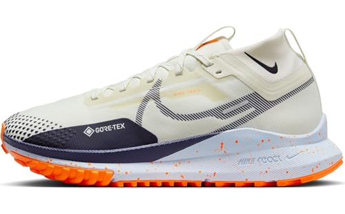 Nike Herren React Pegasus Trail 4 GTX Laufschuh, Mehrfarbig Sea Glass Purple Ink Total Orange, 42.5 EU von Nike