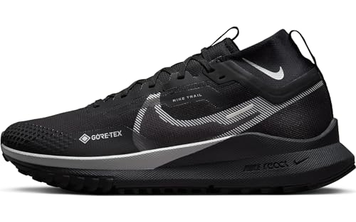 Nike Herren React Pegasus Trail 4 Gore-tex Sneaker, Black Wolf Grey Reflect Silver, 46 EU von Nike