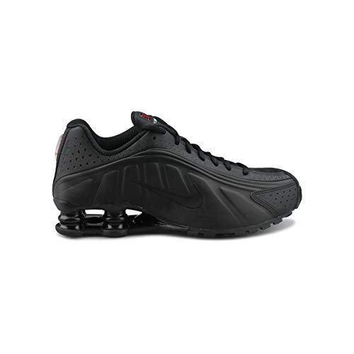 Nike Herren Shox R4 Sneaker, Mehrfarbig (Black/Max Orange 000), 40 EU von Nike