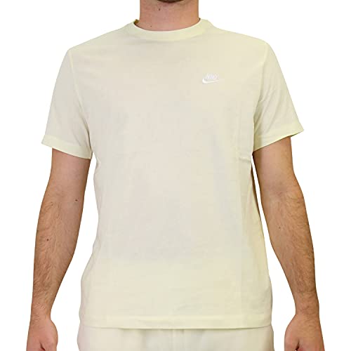 Nike Herren Sportswear Club T-Shirt Beige L von Nike