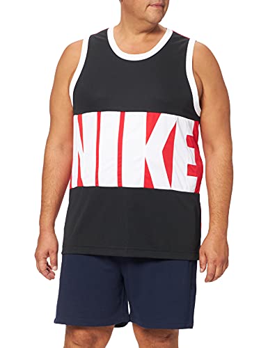 Nike Herren Starting Five Basketball Shirt, Black/University Red/White, L von Nike