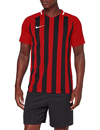 Nike Herren Striped Division III SS Trikot, Universität Rot / Schwarz / Weiß, M von Nike