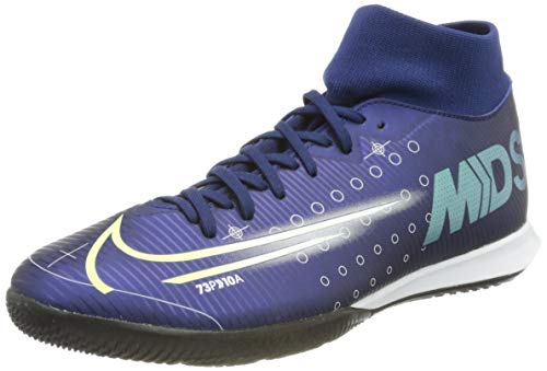 Nike Herren Superfly 7 Academy MDS Ic Multisport Indoor Schuhe, Blau (Blue Void/Metallic Silver-White 100) von Nike