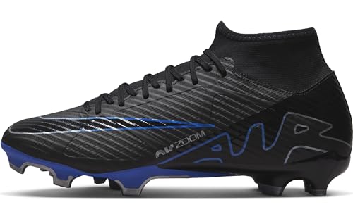 Nike Herren Superfly 9 Fussballschuh, Black/Chrome-Hyper Royal, 42 EU von Nike