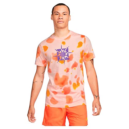 Nike Herren T-Shirt Festival AOP Rosa Größe M Code DQ1067-610, Rosa, Medium von Nike