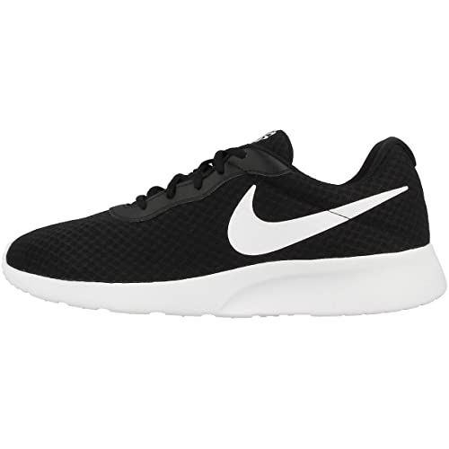 Nike Herren Tanjun Sneaker, Black White Barely Volt Black, 44.5 EU von Nike