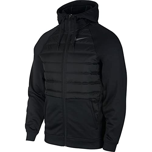 Nike Herren Therma Sweatshirts, Schwarz/Schwarz/Dunkelgrau, M Nike Herren Therma Sweatshirts, Schwarz/Schwarz/Dunkelgrau, M von Nike