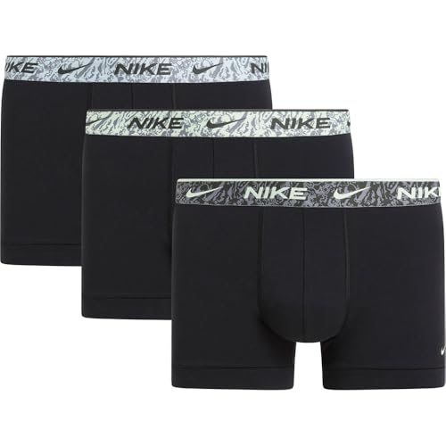 Nike Herren Trunk 3pk Unterwäsche, Blk-Glac Bl/Brly VLT/Seq Mrbl Wb, XL Nike Herren Trunk 3pk Unterwäsche, Blk-Glac Bl/Brly VLT/Seq Mrbl Wb, XL von NIKE