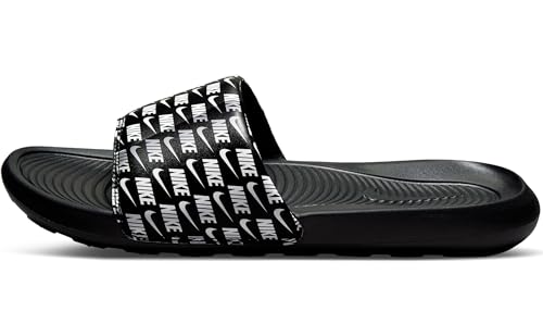 Nike Herren Victori One Slide Print Slipper, Black/White-Black, 45 EU von Nike