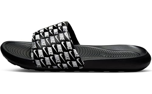 Nike Herren Victori One Slide Print Slipper, Black/White-Black, 48 EU von Nike