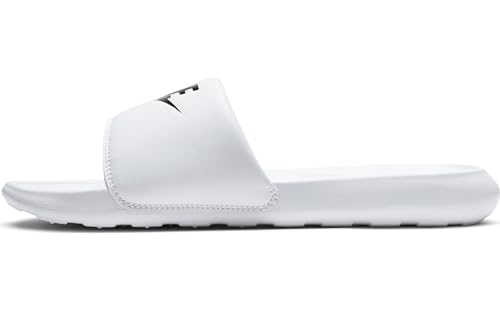 Nike Herren Victori One Slide Slipper, Weiß Schwarz und Weiß, 52.5 EU von NIKE