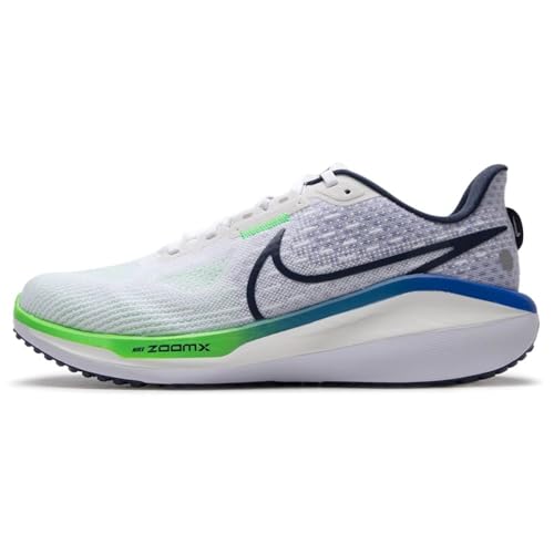 Nike Herren Vomero 17 Laufschuhe, White/Thunder Blue-Platinum Tint, 46 EU von Nike