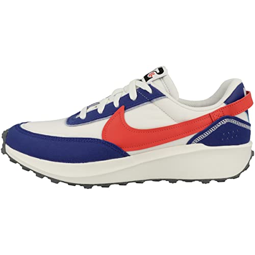 Nike Herren Waffle Debut Swoosh Shoes, Phantom/Habanero Red-Old Royal, 44 EU von Nike