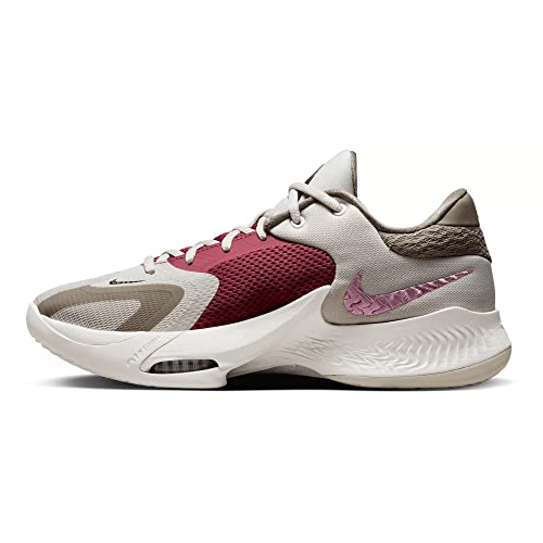 Nike Herren Zoom Freak 4 Basketballschuhe, Light Bone / Moon Fossil / Sail / SW, 45 EU von Nike