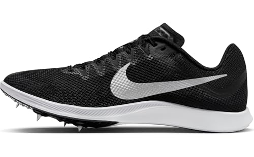 Nike Herren Zoom Rival Distance Track & Field Langstrecken-Spikes, Schwarz/Schwarz/Metallic Silver, 39 EU Nike Herren Zoom Rival Distance Track & Field Langstrecken-Spikes, Schwarz/Schwarz/Metallic Silver, 39 EU von Nike