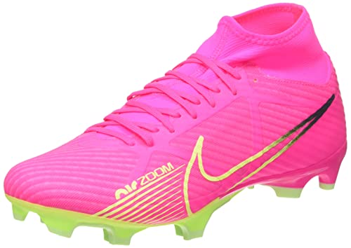 Nike Herren Zoom Superfly 9 Academy FG/MG Fussballschuh, PINK Blast/Volt-Gridiron, 45 EU Nike Herren Zoom Superfly 9 Academy FG/MG Fussballschuh, PINK Blast/Volt-Gridiron, 45 EU von Nike