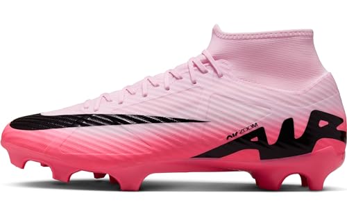 Nike Herren Zoom Superfly 9 Academy Fg/Mg Fussballschuh, Pink Foam Black, 47 EU von NIKE