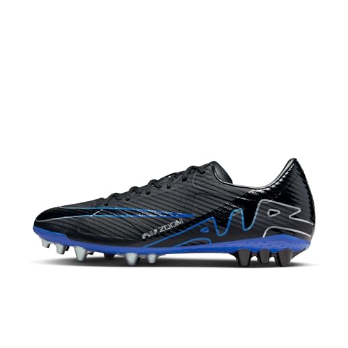 Nike Herren Zoom Vapor 15 Academy AG Fussballschuh, Black/Chrome-Hyper Royal, 46 EU von Nike