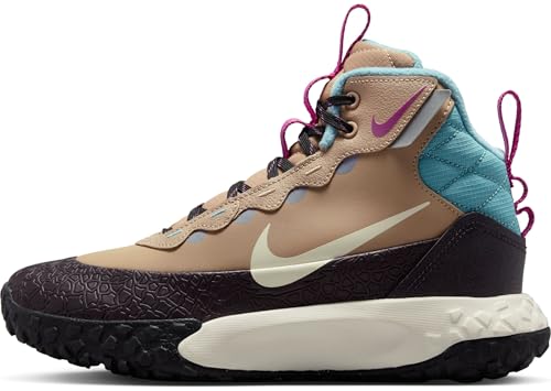 Nike Hikeda Boot (Gs) Schuhe, Hemp/Pale Ivory/Burgundy Ash/D, 35.5 EU von Nike