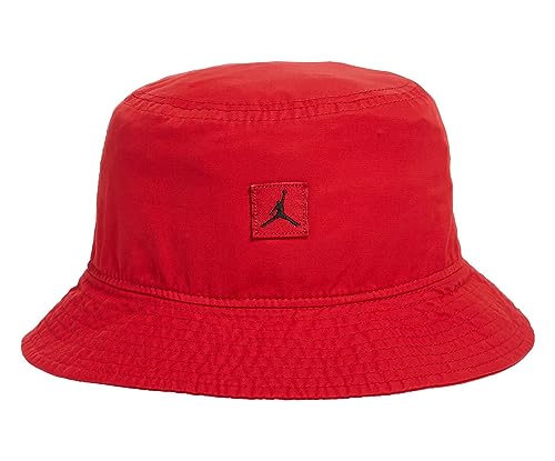 Nike Hut Jordan Jumpman Washed Bucket Cap rot (DC3687-687 (Rot, M) von Nike