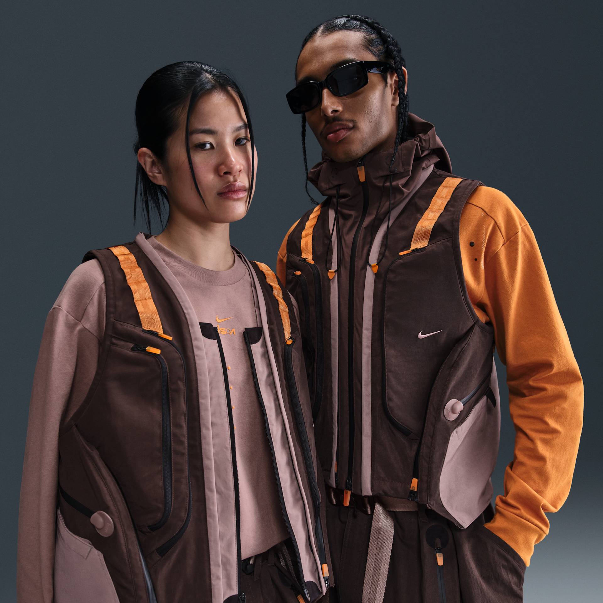 Nike ISPA modulare Weste - Braun von Nike
