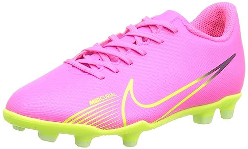 Nike JR Vapor 15 Club FG/MG Fussballschuh, PINK Blast/Volt-Gridiron, 38.5 EU von Nike