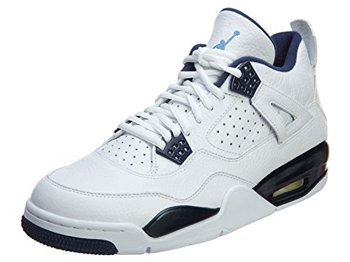 Nike Jordan 4 Retro PSG Paris Saint-Germain CZ5624-100 Herren-Schuhe, Weiß/Rot/Schwarz/Grau, 44.5 EU von Nike