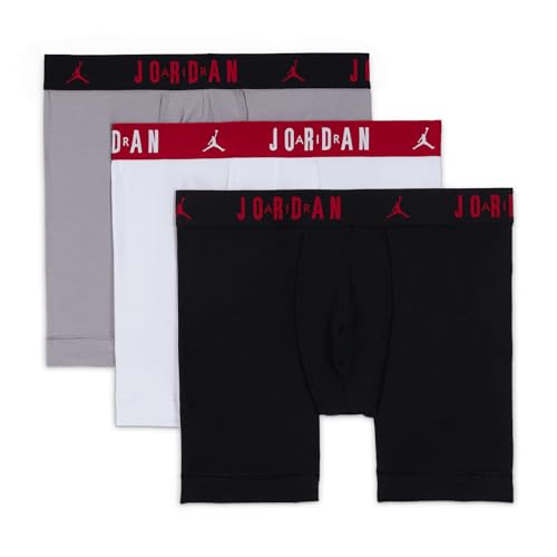 Nike Jordan Boxershorts aus Baumwolle JHM Flight Core, Unterhosen Männer, mehrfarbig, L Große Größen von Nike