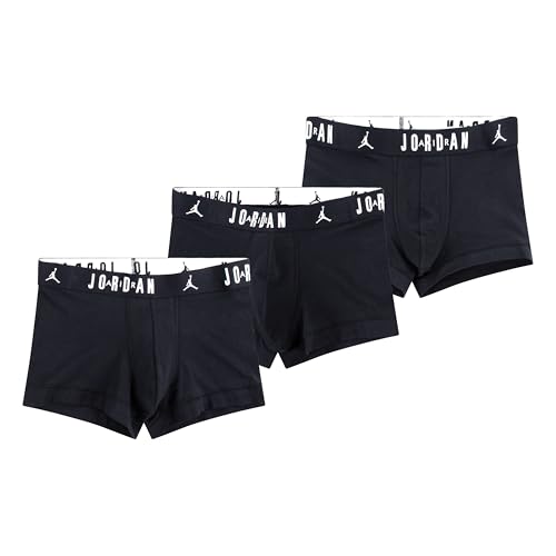 Nike Jordan Herren-Boxershorts, Baumwolle, Schwarz, 3er-Pack (XL) von Nike