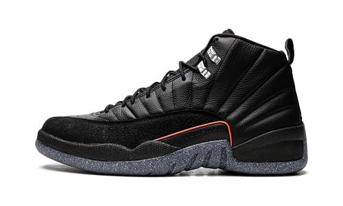 Nike Jordan Herren Schuhe Air Jordan 12 Utility Grind DC1062-006, Schwarz/Schwarz/Helles Purpurrot/Weiß, 42.5 EU von Nike