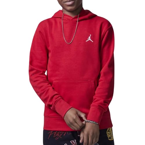 Nike Jordan Jungen Sweatshirt mit Kapuze MJ Brooklyn Rot Größe XL (158-170 cm) Code 95D392-R78, rot, 13-15 Jahre von Nike