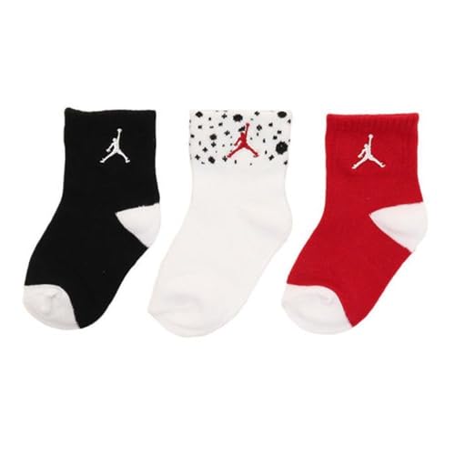 Nike Jordan Newborn Baby Socks, 3 Pairs, Size 12-24 Months von Nike
