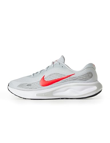 Nike Journey Run Straßenlaufschuh für Herren Laufschuh, Pure Platinum/Bright Crimson-White-Black, 38.5 EU von Nike