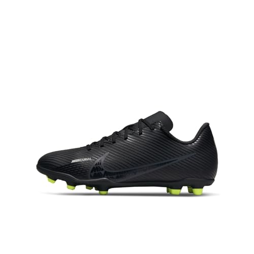 Nike Jr Vapor 15 Club Fg/Mg Fußballschuh, Black Dk Smoke Grey Summit White Volt, 37.5 EU von Nike